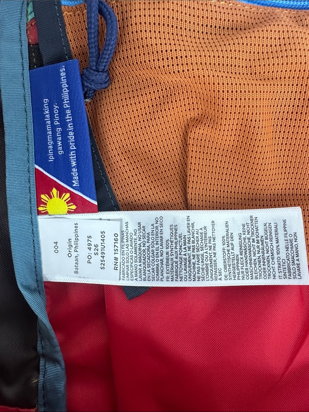 Cotopaxi Batac Del Día 16L Backpack One-of-a-Kind Multicolor Lightweight Daypack - Picture 6 of 7